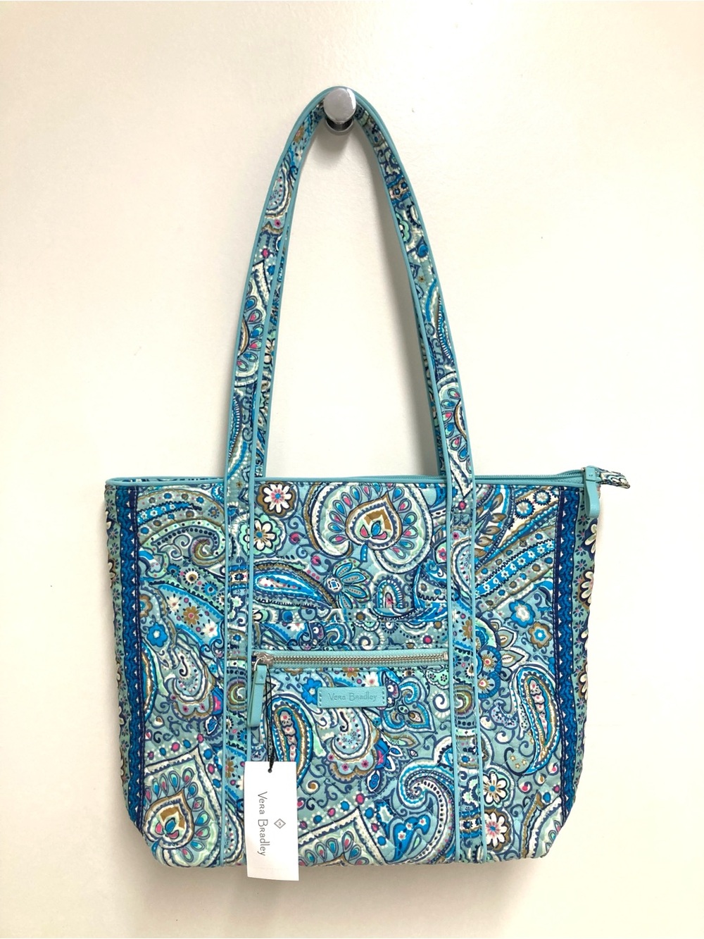 Vera Bradley Iconic Small Vera tote Daisy Dot Paisley print